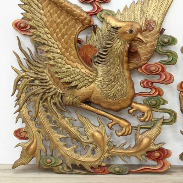 Chinese Carved Wooden Plaques - Image 5