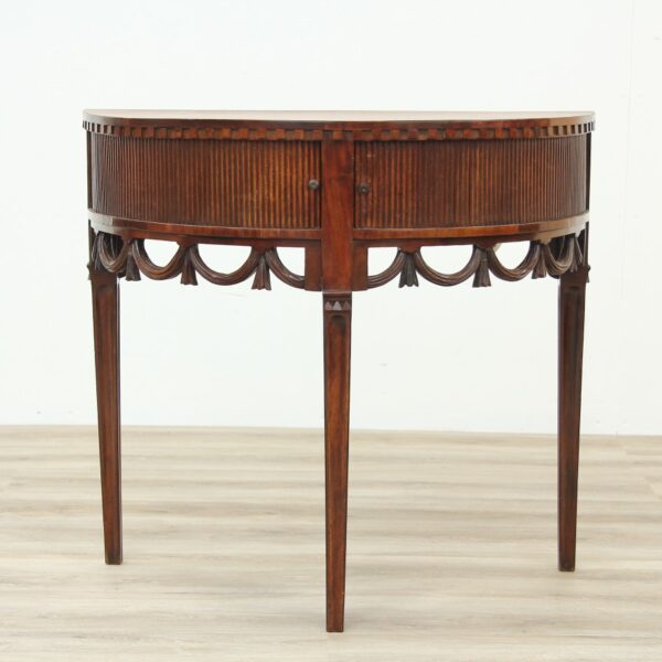 Adams Style Mahogany Semi Circle Console Table adams Antique Tables 3