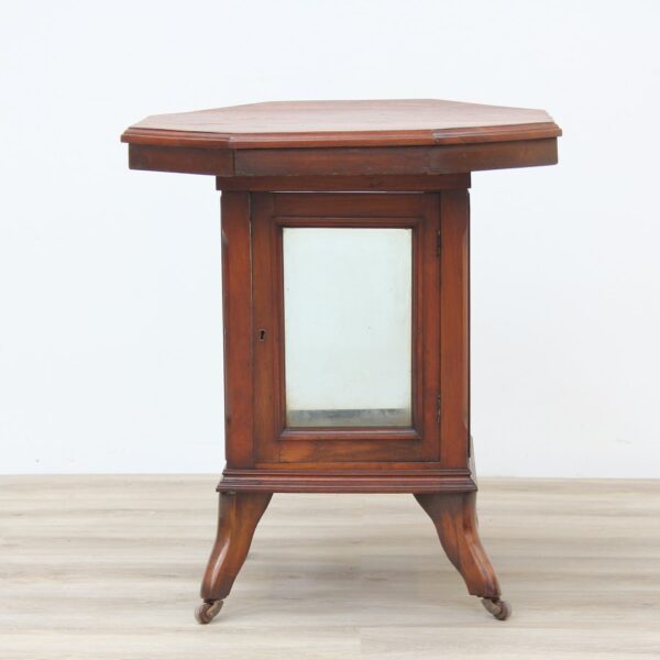 Victorian Mahogany Octagon Table octogon Antique Tables 5