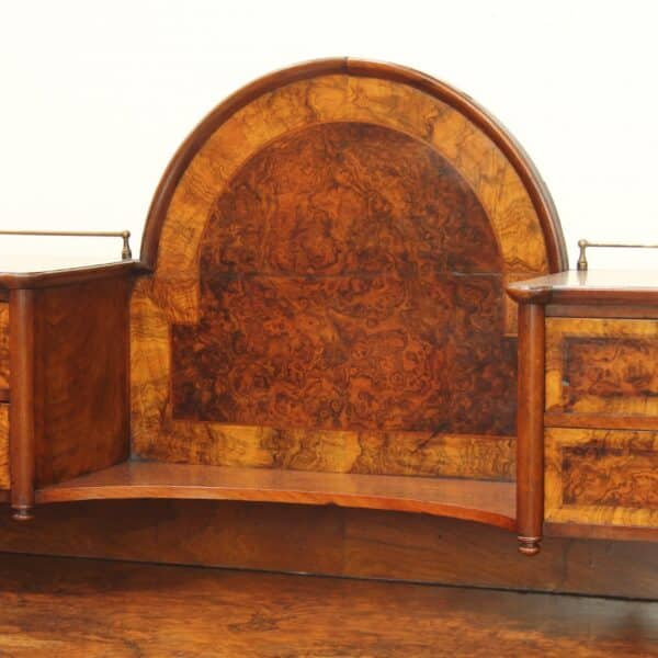 Early Victorian Burr Walnut Bonheur De Jour Bonheur De Jour Antique Desks 7