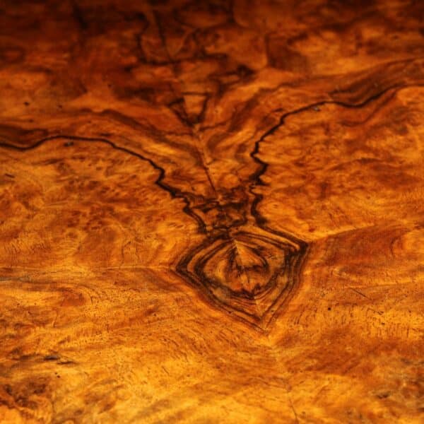 Early Victorian Burr Walnut Bonheur De Jour - Image 10