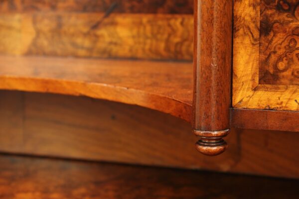 Early Victorian Burr Walnut Bonheur De Jour - Image 16