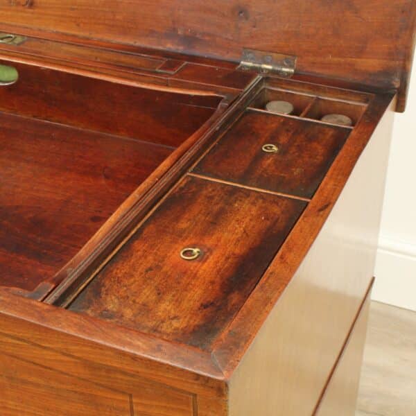 Georgian Mahogany Gentleman’s Washstand Chest Antique Antique Chest Of Drawers 14