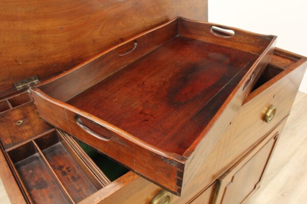 Georgian Mahogany Gentleman's Washstand Chest - Image 18