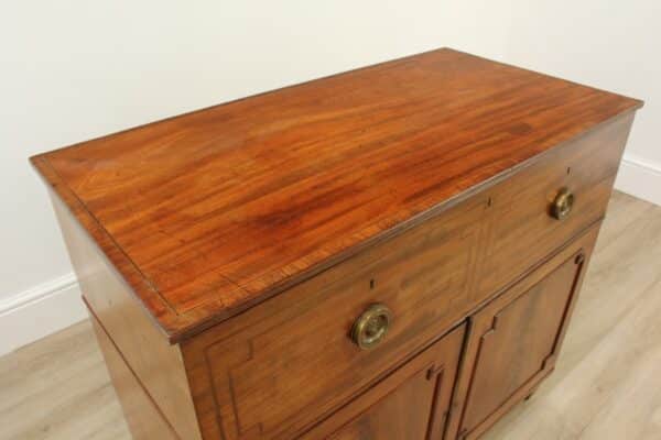 Georgian Mahogany Gentleman’s Washstand Chest Antique Antique Chest Of Drawers 22