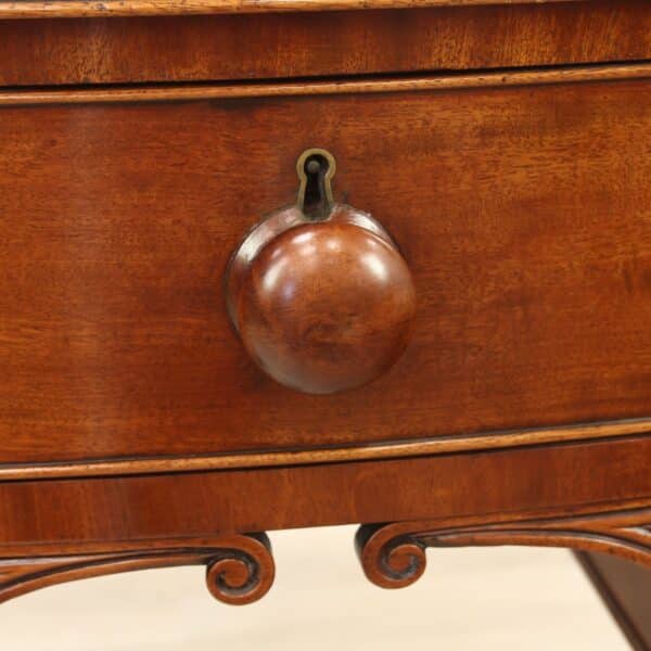 Georgian (Regency Period) Mahogany Small Sideboard/Desk - Image 8