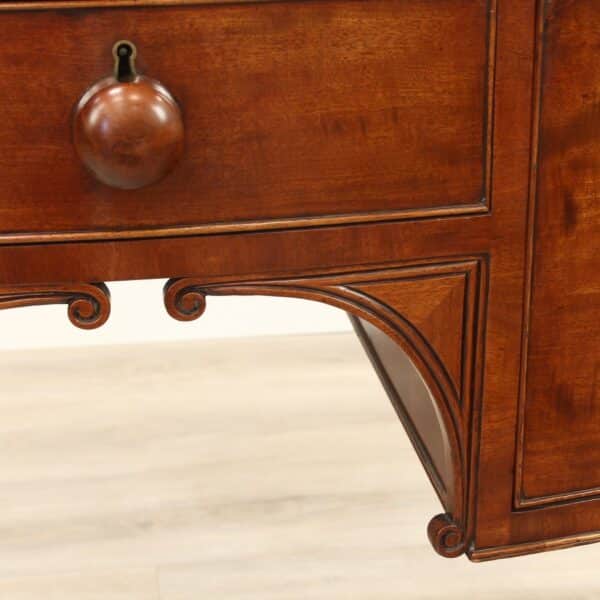 Georgian (Regency Period) Mahogany Small Sideboard/Desk - Image 9