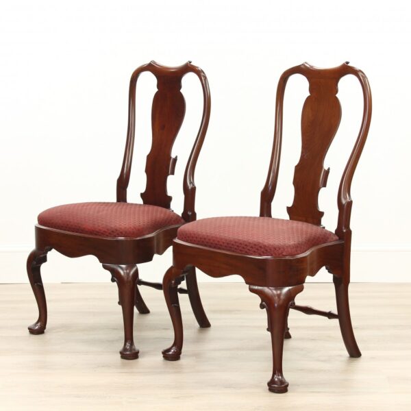 A Pair of George 1st Mahogany Chairs (Circa 1720) a pair Antique Chairs 3