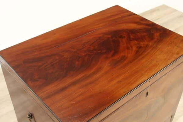Regency Period Flame Mahogany Cellarette - Image 10
