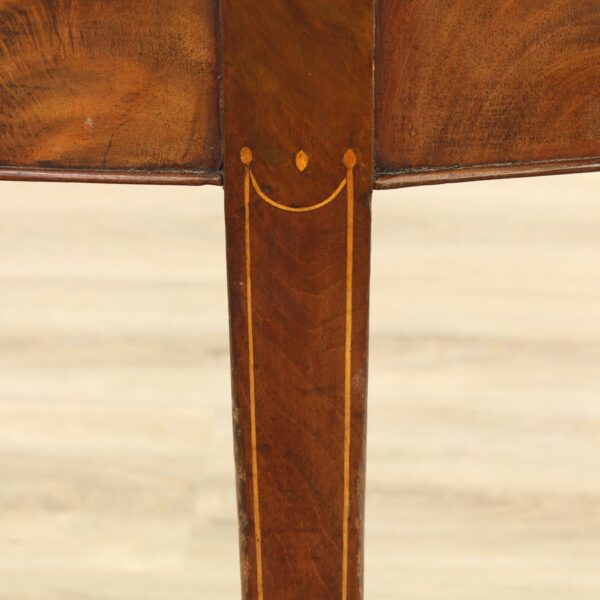 A Pair of Georgian Mahogany Semi Circle Console Tables - Image 14