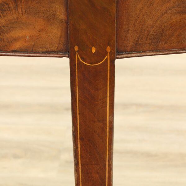 A Pair of Georgian Mahogany Semi Circle Console Tables antique furniture Antique Tables 16