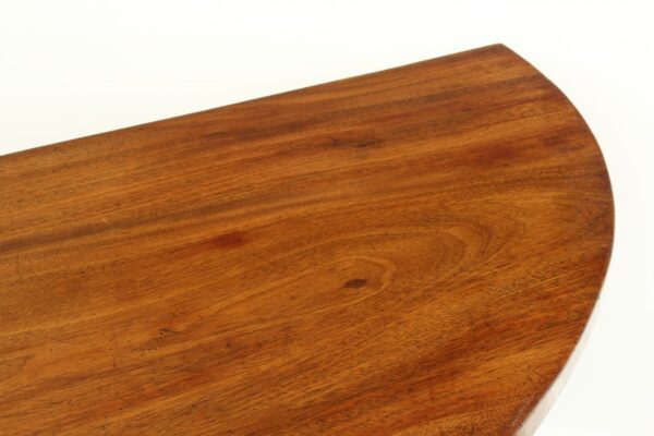 A Pair of Georgian Mahogany Semi Circle Console Tables - Image 16