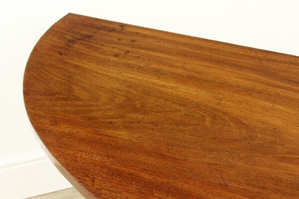 A Pair of Georgian Mahogany Semi Circle Console Tables - Image 17