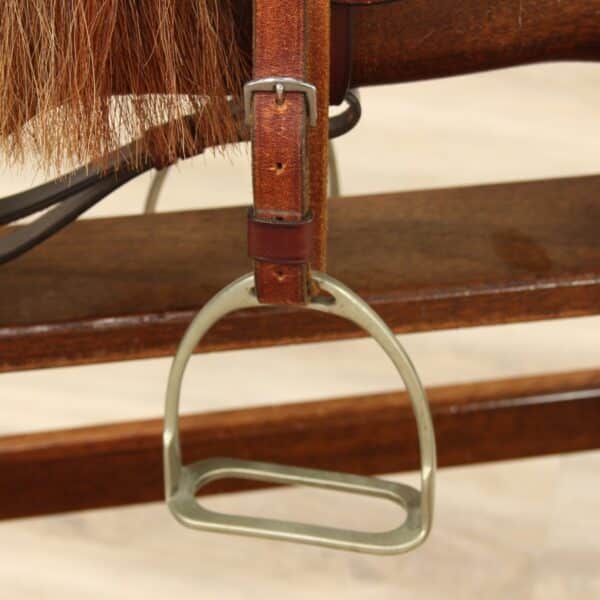 Carved Mahogany Rocking Horse - Image 5
