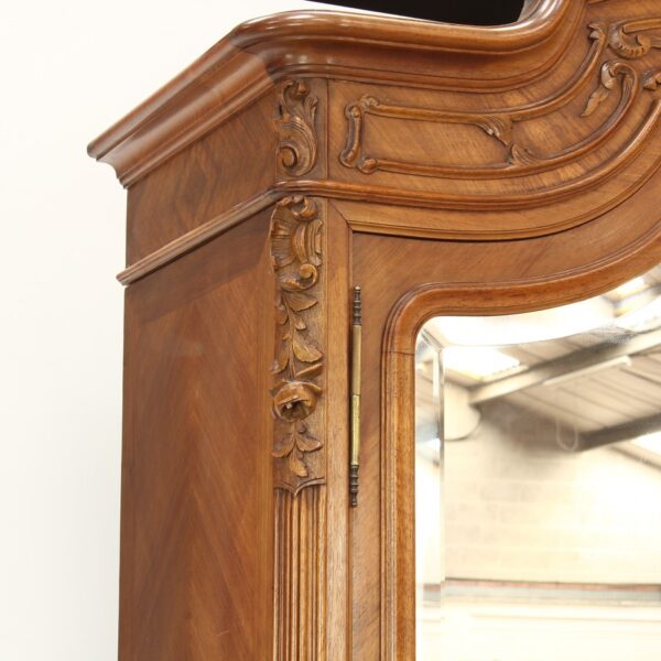 French Walnut Armoire - Image 3