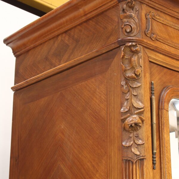 French Walnut Armoire Antique Antique Furniture 15