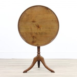 Edwardian Yew Wood Snap Top Table Antique Antique Tables