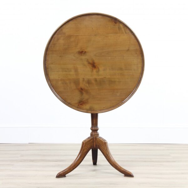 Edwardian Yew Wood Snap Top Table Antique Antique Furniture 3