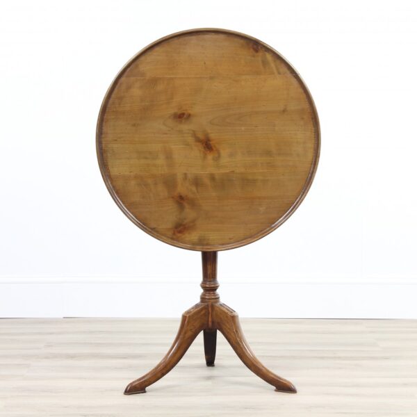 Edwardian Yew Wood Snap Top Table