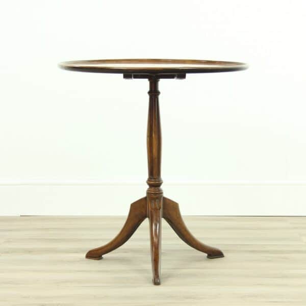 Edwardian Yew Wood Snap Top Table Antique Antique Furniture 7