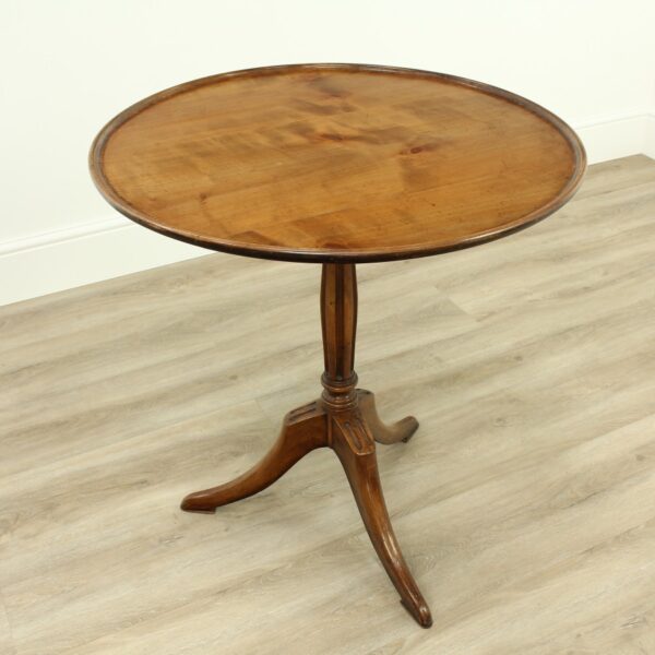 Edwardian Yew Wood Snap Top Table Antique Antique Furniture 8