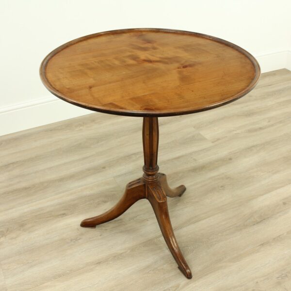 Edwardian Yew Wood Snap Top Table - Image 6