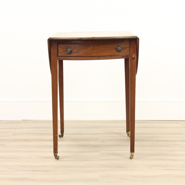 Georgian Light Mahogany Pembroke Table Georgian Antique Furniture 4