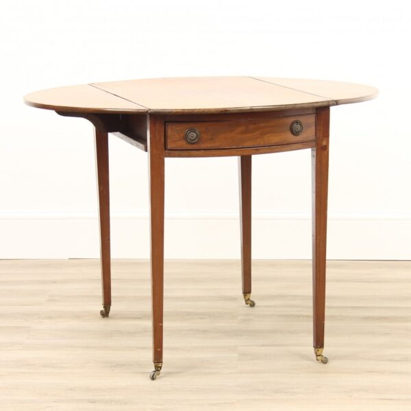 Georgian Light Mahogany Pembroke Table Georgian Antique Furniture 3