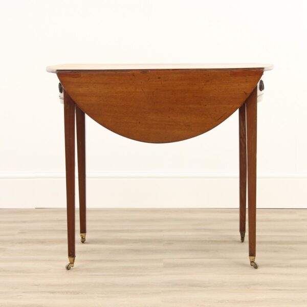 Georgian Light Mahogany Pembroke Table Georgian Antique Furniture 9