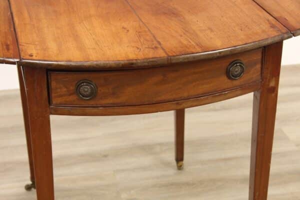 Georgian Light Mahogany Pembroke Table Georgian Antique Furniture 11