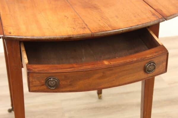 Georgian Light Mahogany Pembroke Table Georgian Antique Furniture 10