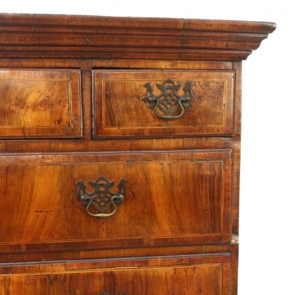 Georgian Walnut Chest on Stand - Image 3