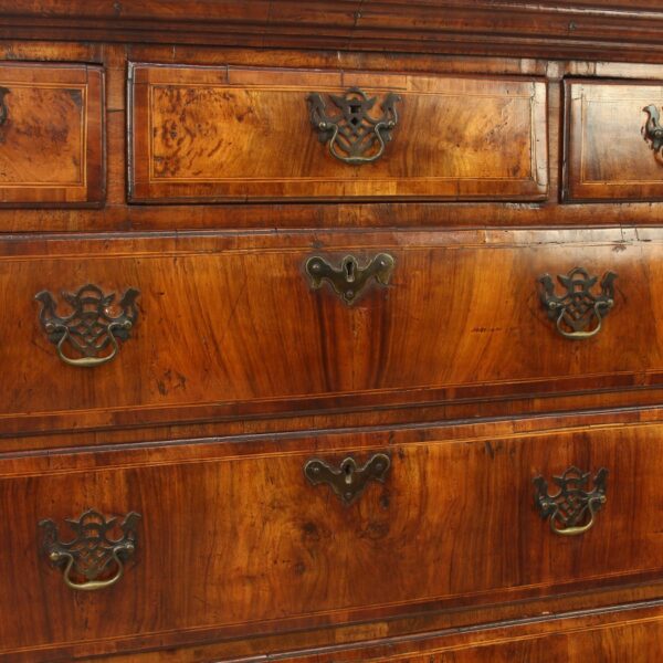 Georgian Walnut Chest on Stand - Image 7