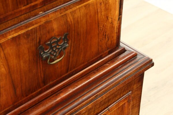 Georgian Walnut Chest on Stand - Image 9