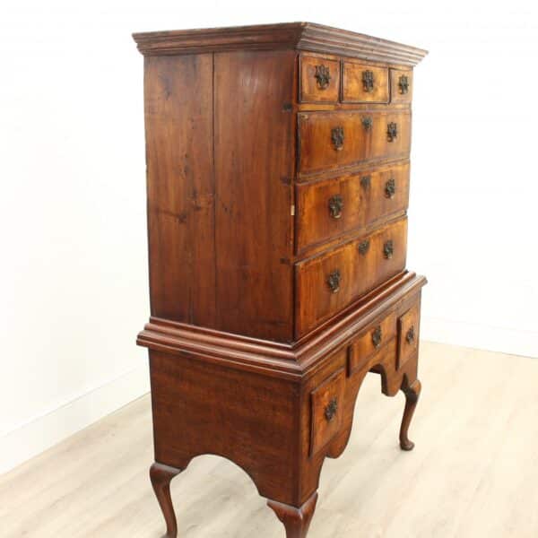 Georgian Walnut Chest on Stand - Image 4