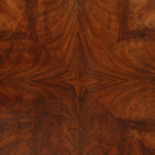 Victorian Flamed Mahogany Pedestal Table - Image 17