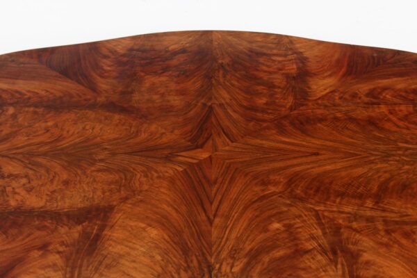 Victorian Flamed Mahogany Pedestal Table - Image 8