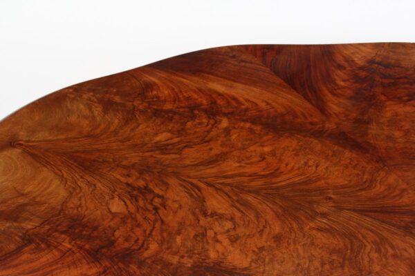 Victorian Flamed Mahogany Pedestal Table - Image 6