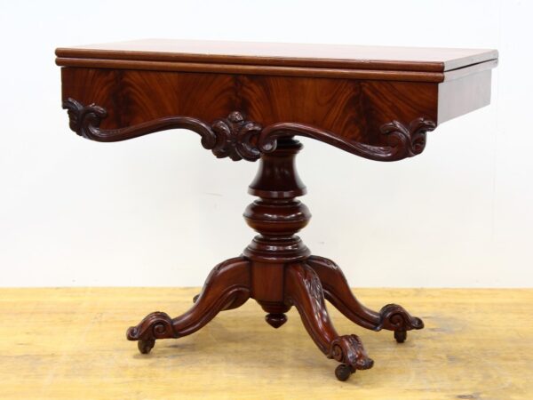 Victorian Mahogany Tea Table tea table Antique Furniture 16