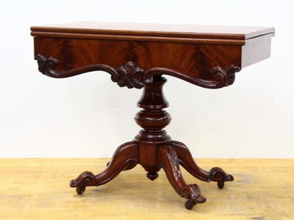 Victorian Mahogany Tea Table - Image 14