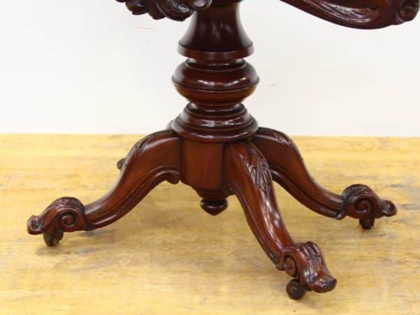 Victorian Mahogany Tea Table - Image 12