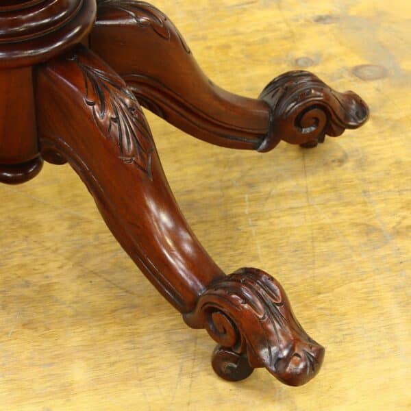 Victorian Mahogany Tea Table - Image 11