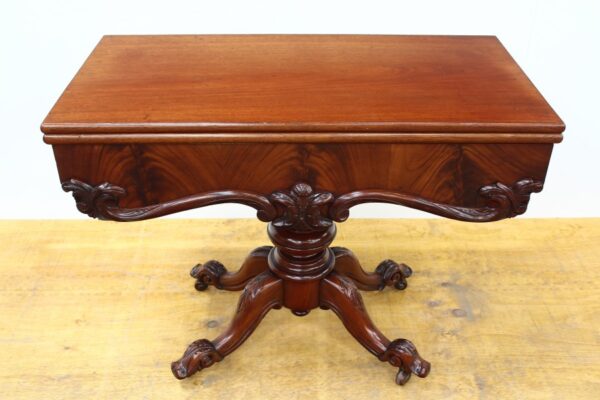 Victorian Mahogany Tea Table tea table Antique Furniture 9