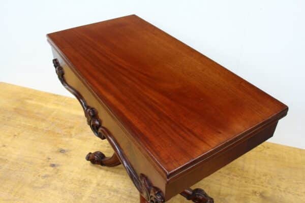 Victorian Mahogany Tea Table tea table Antique Furniture 7