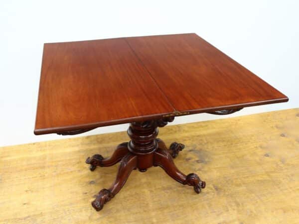 Victorian Mahogany Tea Table tea table Antique Furniture 15
