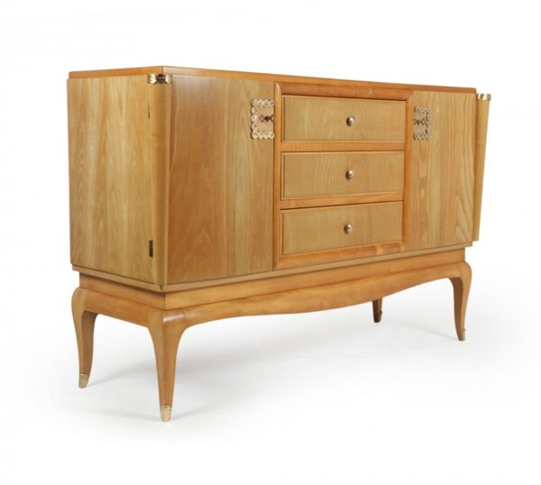 French Art Deco Sideboard in Cherry Antique Sideboards 15