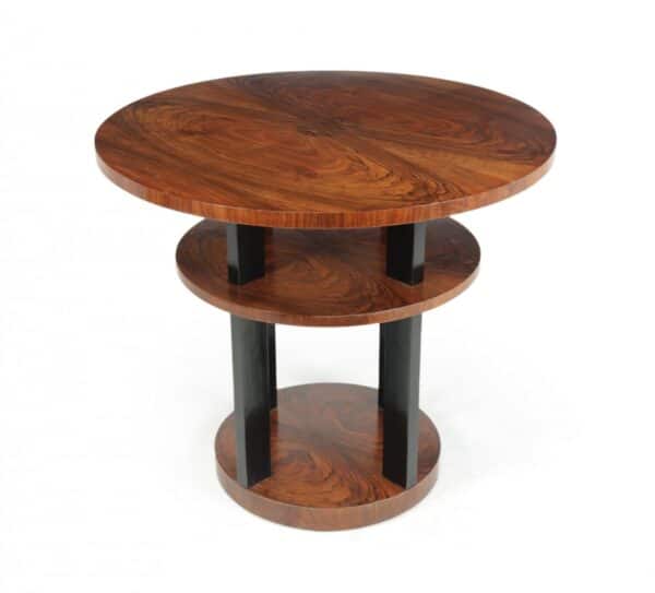 Art Deco Centre Coffee Table in Walnut coffee table Antique Tables 14