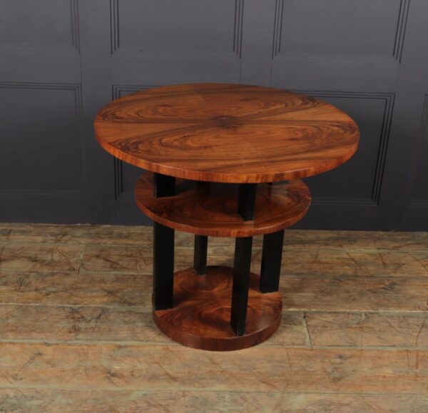 Art Deco Centre Coffee Table in Walnut - Image 9