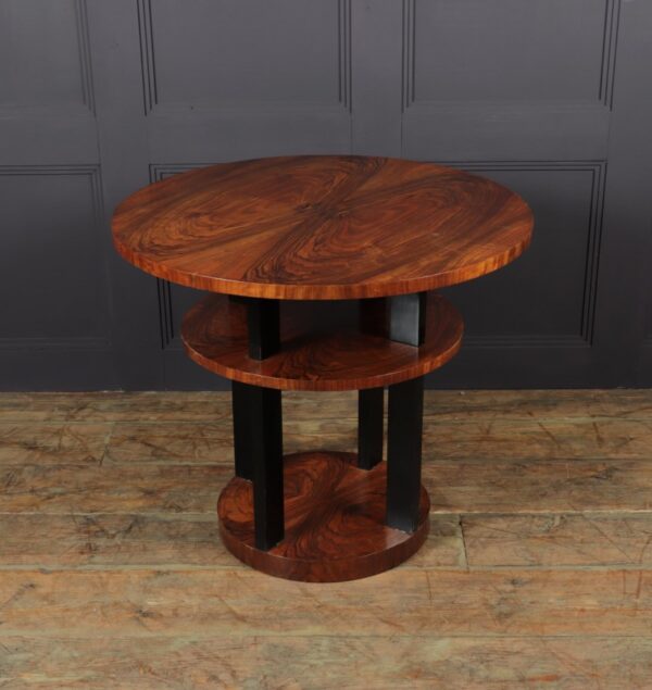 Art Deco Centre Coffee Table in Walnut - Image 8
