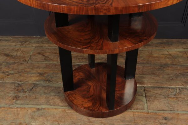 Art Deco Centre Coffee Table in Walnut - Image 6
